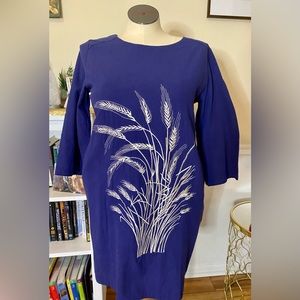 embroidered linen dress size large